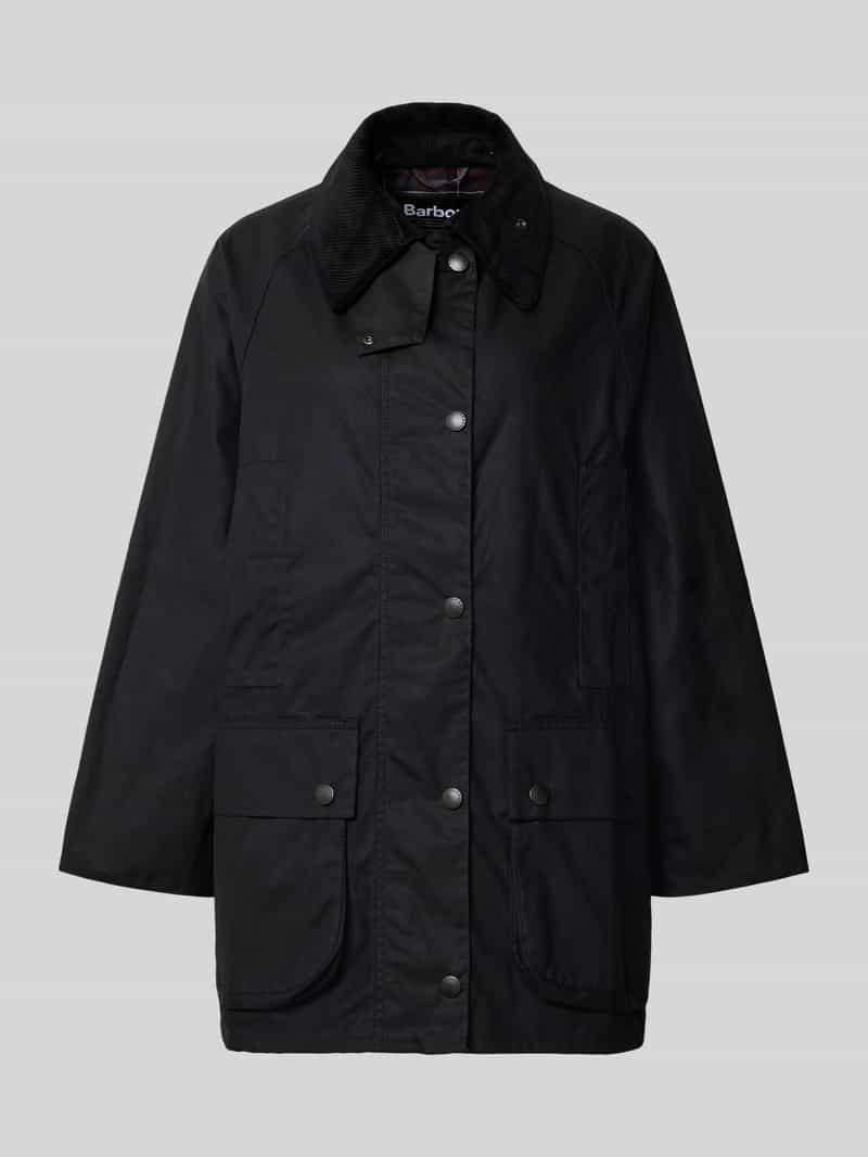 Barbour Oversized gewaxt jack van puur katoen model 'BEAUFORT'