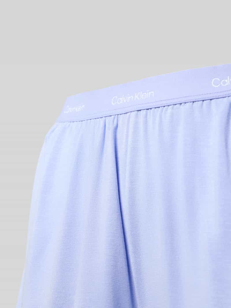 Calvin Klein Underwear Regular fit korte pyjamabroek met elastische band met label