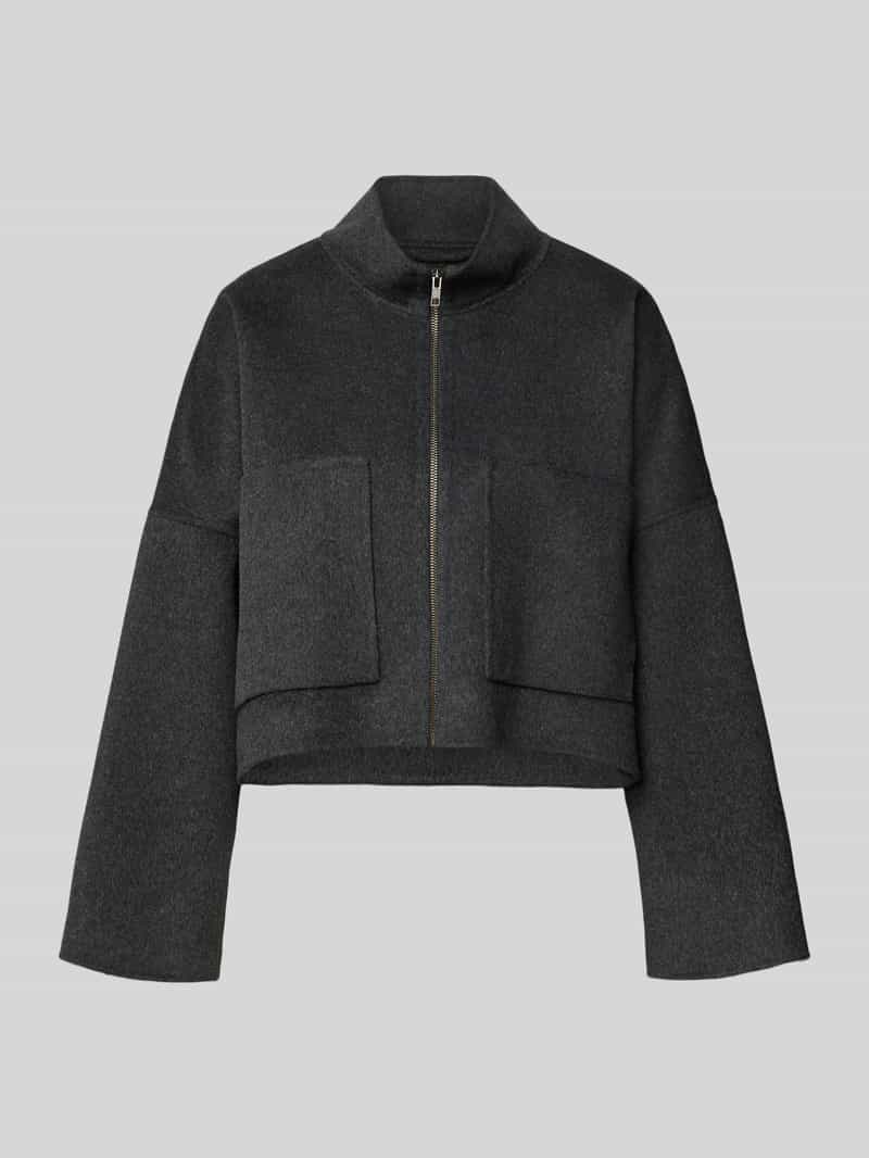 Drykorn Jack van wolmix met ritssluiting model 'ELSTOW'