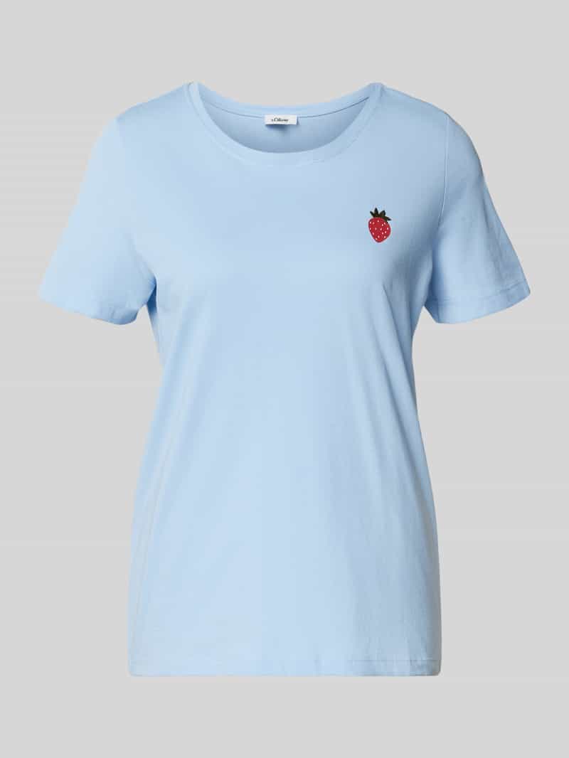 s.Oliver RED LABEL Regular fit T-shirt van puur katoen