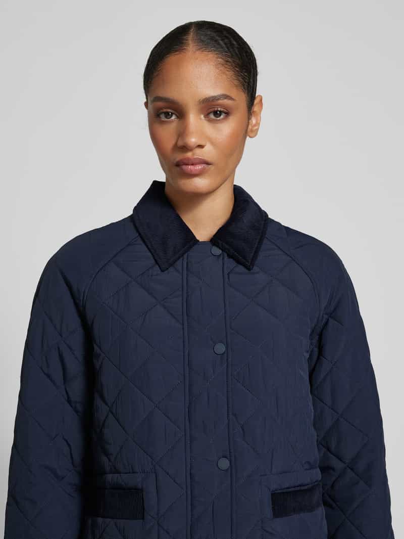 s.Oliver RED LABEL Relaxed fit gewatteerd jack met koorddetails