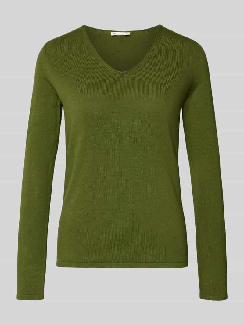 Tom Tailor Regular fit gebreid shirt van een mix van katoen en viscose