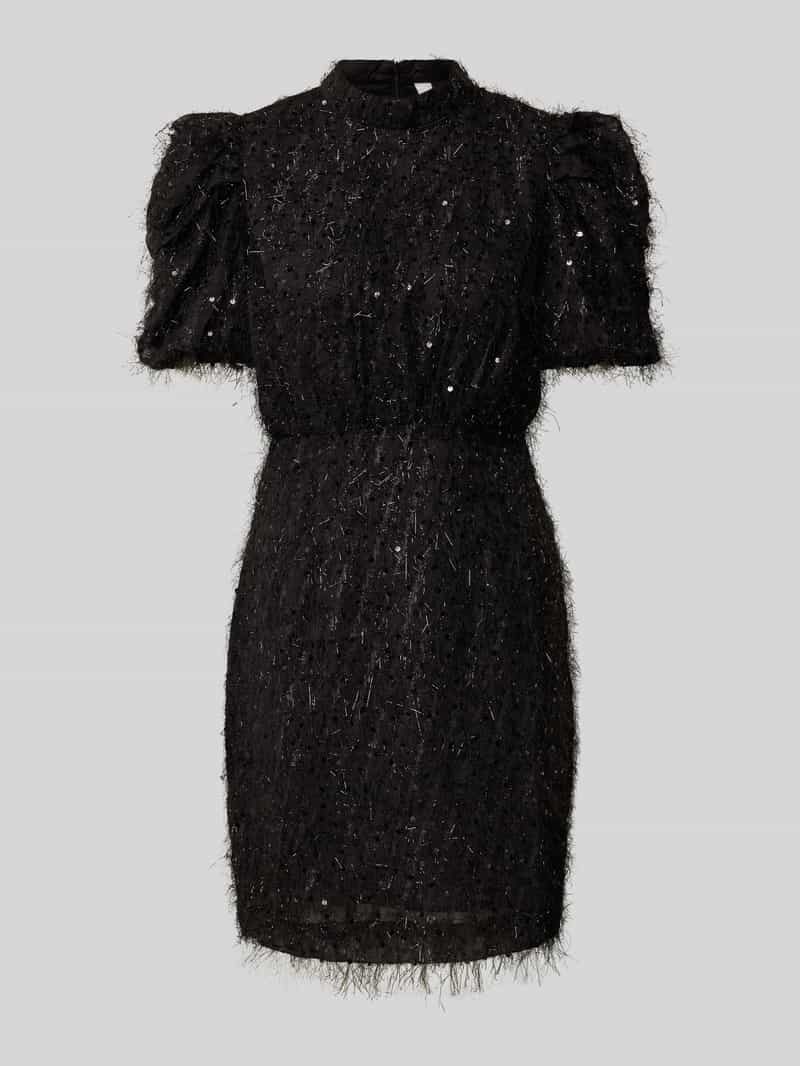 YAS Cocktailjurk met opstaande kraag model 'ILZA'