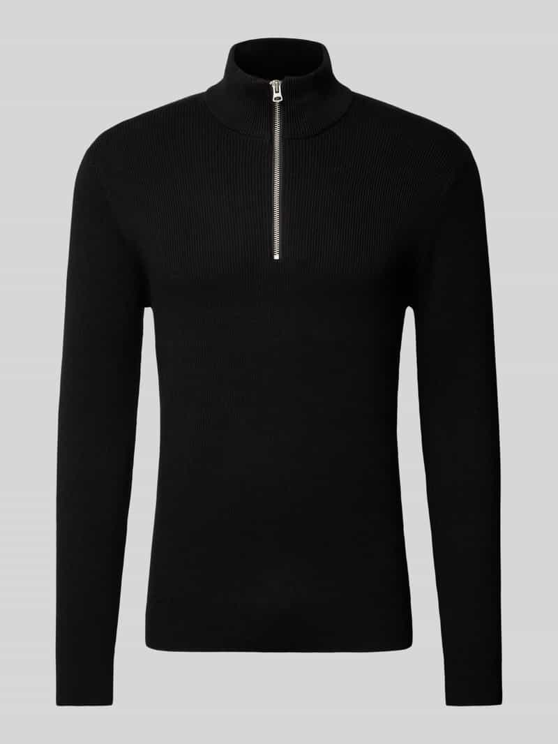 Only & Sons Regular fit gebreide pullover met opstaande kraag, model 'PHIL'