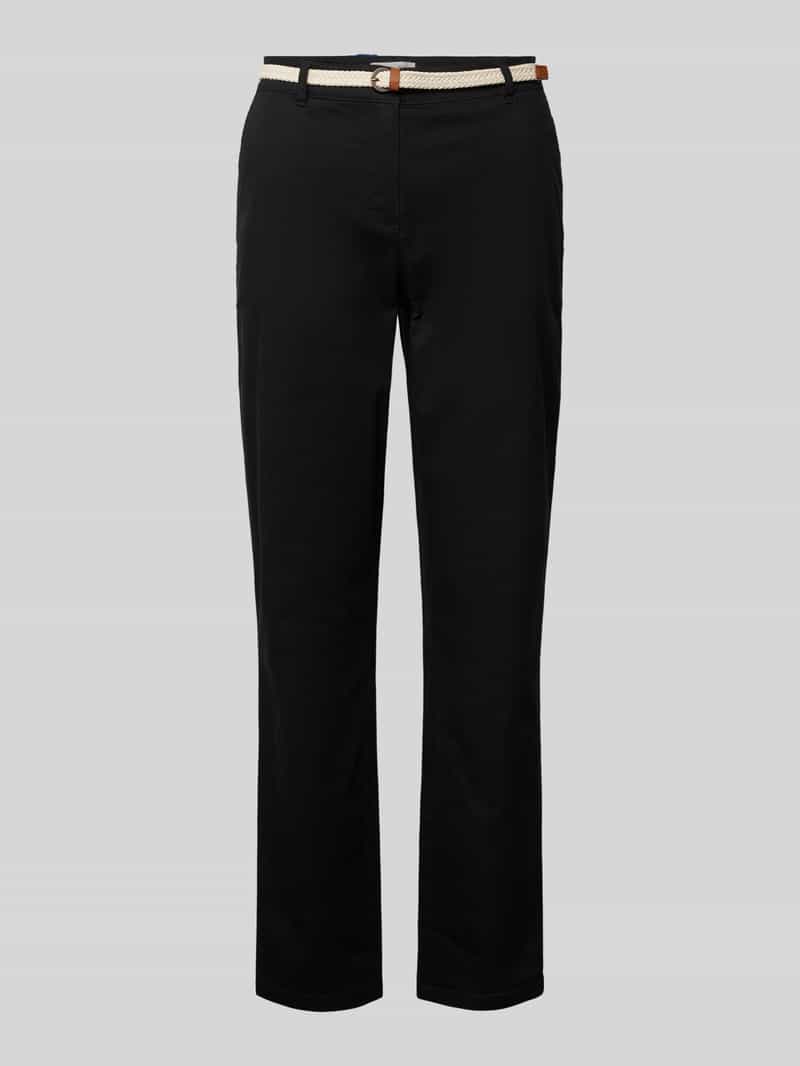 Christian Berg Woman Casual fit chino met riem