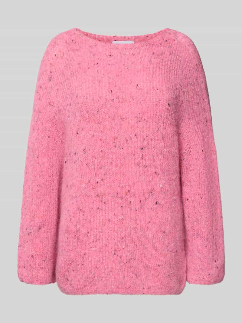 Rich & Royal Gebreide pullover met alpaca en 3 4-mouwen