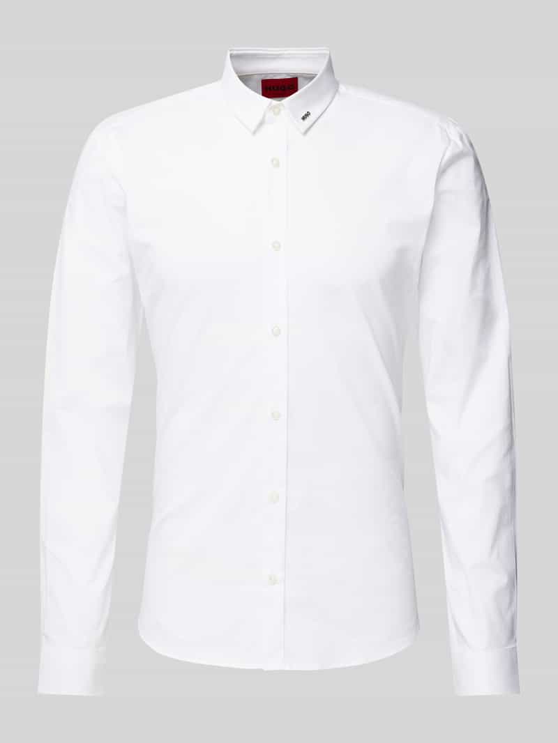 Vrijetijdsoverhemd met labeldetail, model 'Ero'
