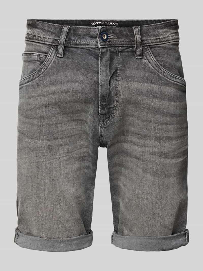 Tom Tailor Regular fit bermuda van katoenmix model 'JOSH'