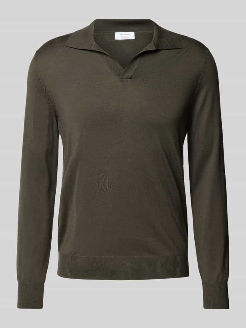 GRAN SASSO Gebreide pullover met platte kraag