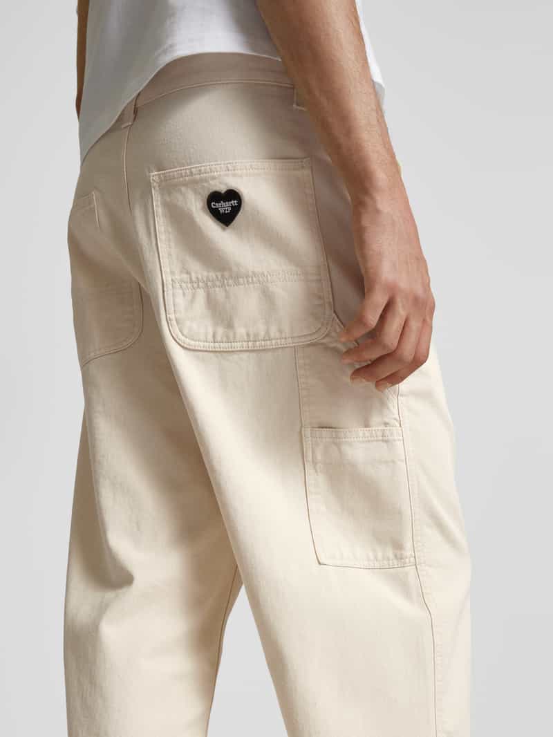 Carhartt Work In Progress Regular fit broek met riemlussen model 'DREWE'