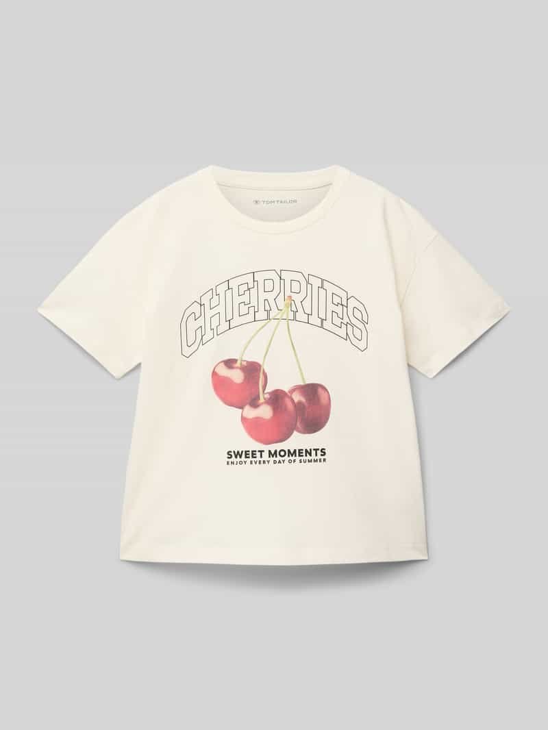 Tom Tailor Oversized T-shirt van puur katoen