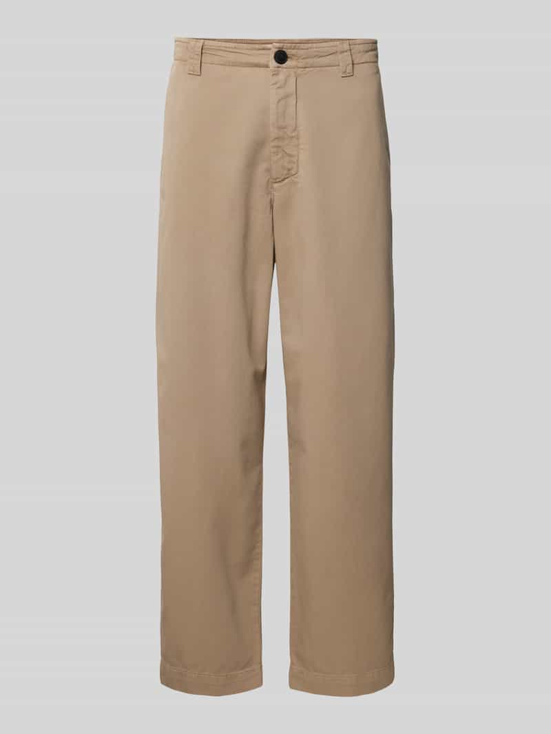 ANNARR Straight leg chino met riemlussen model 'STORM'