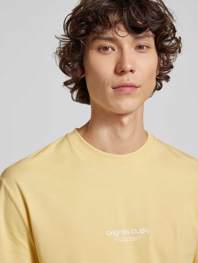 jack & jones T-shirt met labelprint model 'VESTERBRO'
