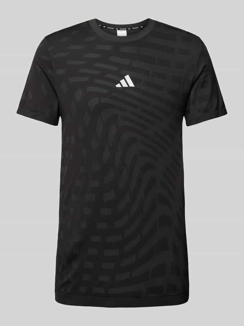 Adidas Training T-shirt met structuurmotief