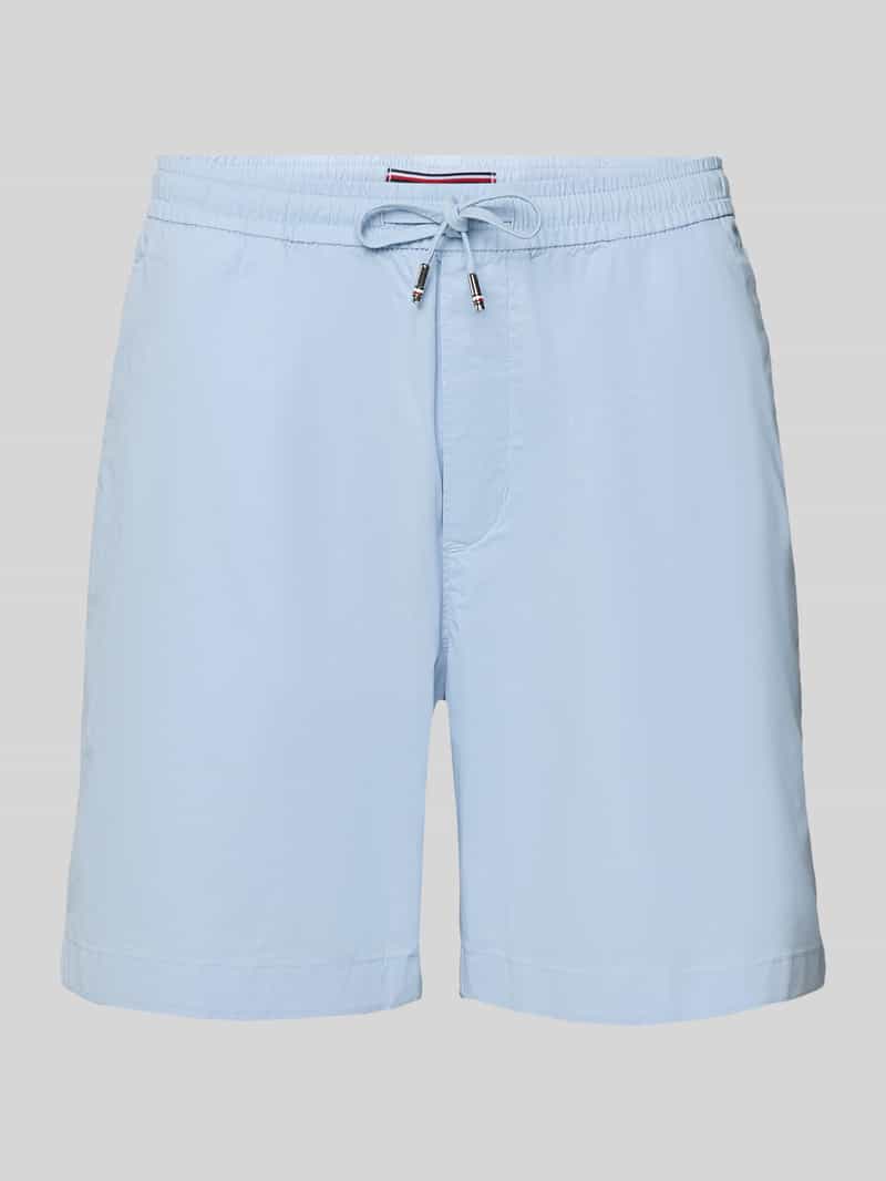 Tommy Hilfiger Regular fit korte broek van een mix van katoen en elastaan