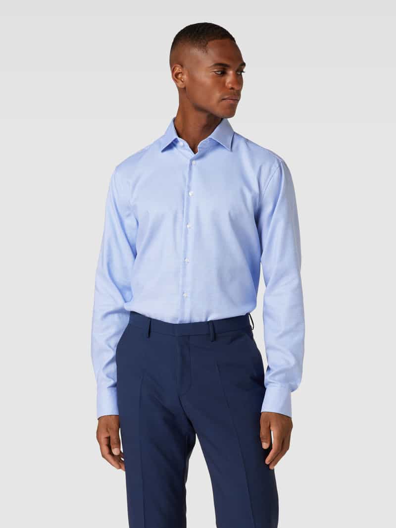 Regular fit zakelijk overhemd met kentkraag SEIDENSTICKER REGULAR FIT