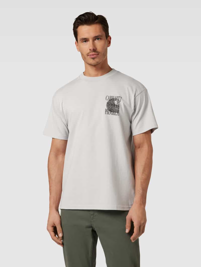 T-shirt met labelprint Carhartt Work In Progress