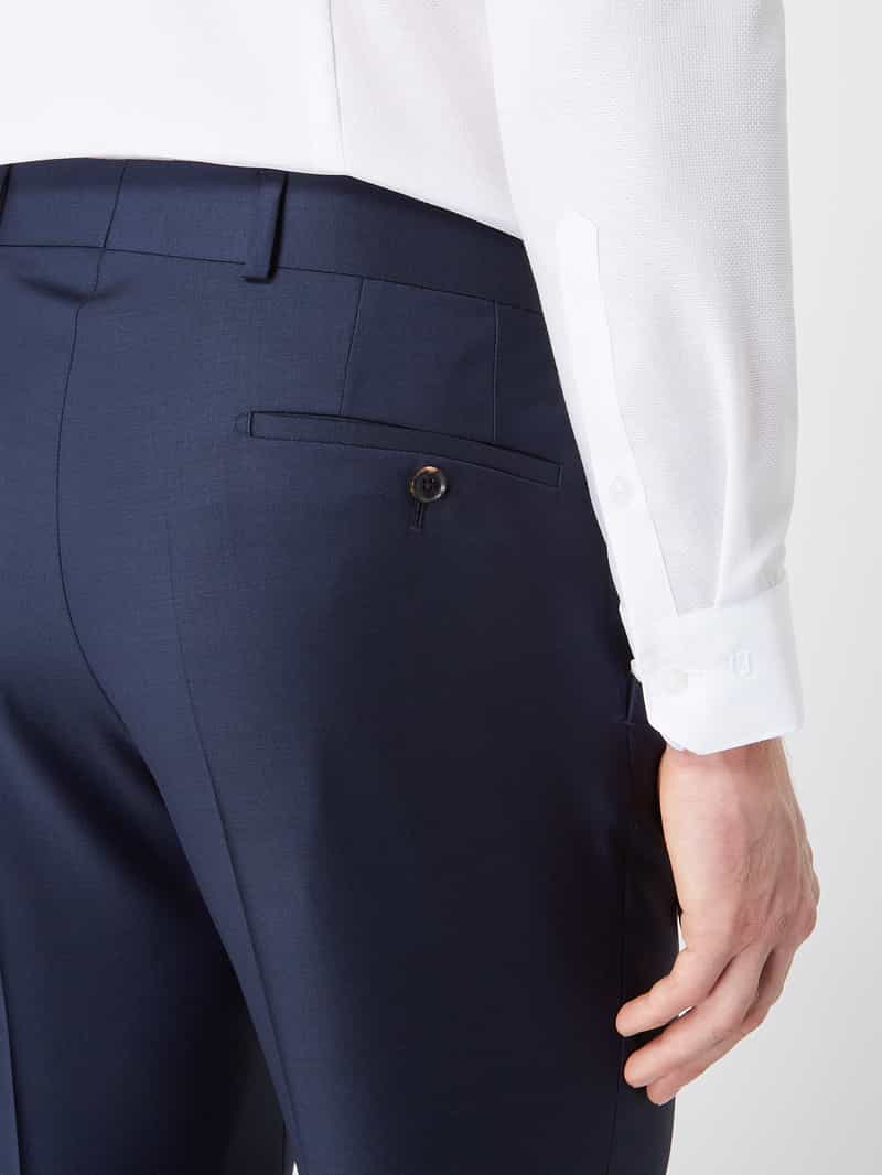 carl gross Pantalon van scheerwol model 'Stevenson'