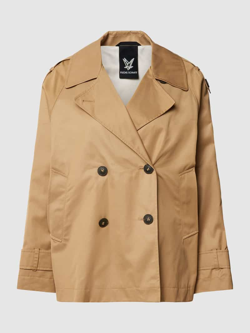 Fuchs Schmitt Trenchcoat met kort model