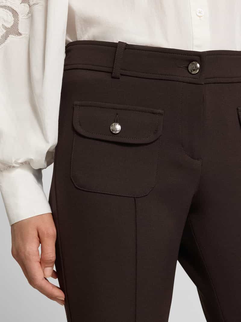 CAMBIO Stoffen broek met persplooien model 'FARAH'