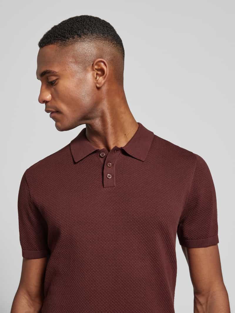 drykorn Slim fit poloshirt met structuurmotief model 'TRITON'