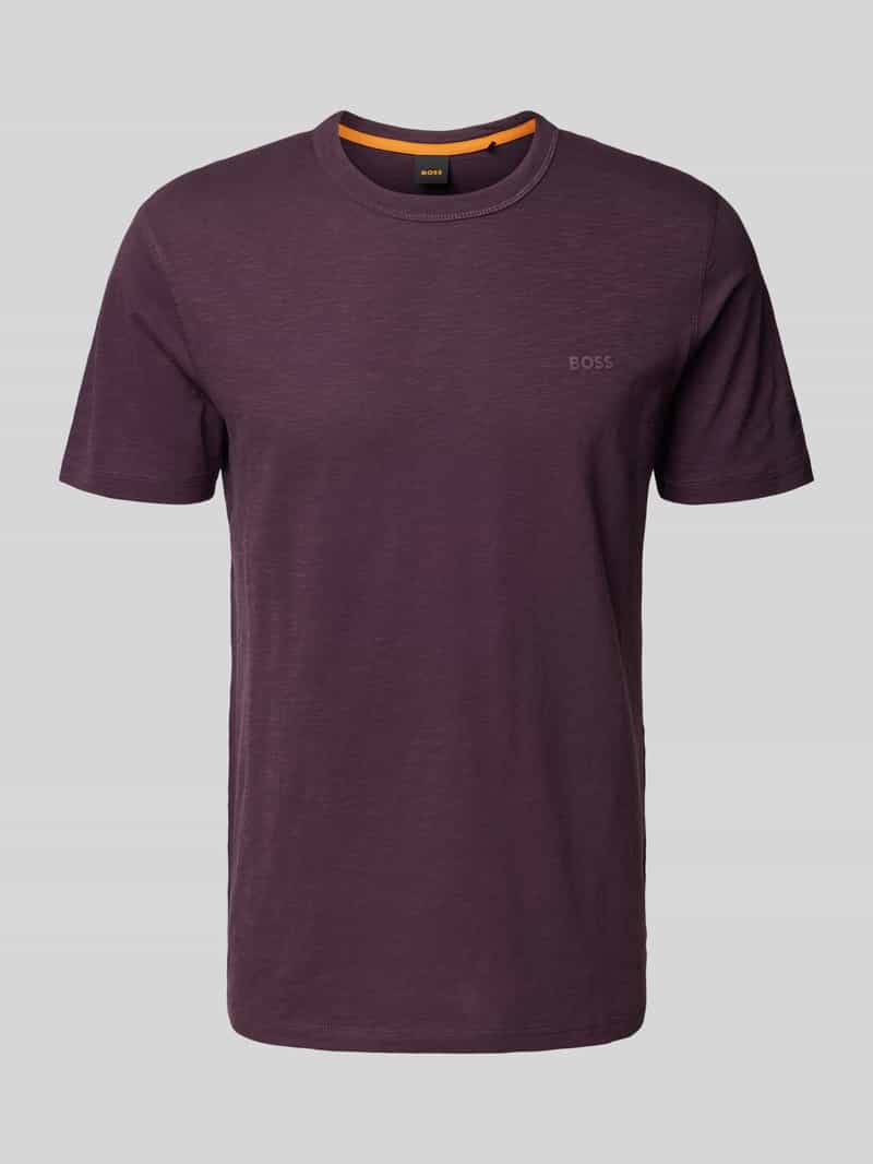Boss Orange T-shirt met labelprint model 'Tegood'