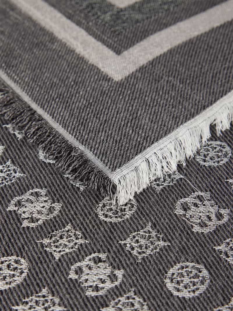 Guess Sjaal van viscose met labeldetail model 'KEFIAH'