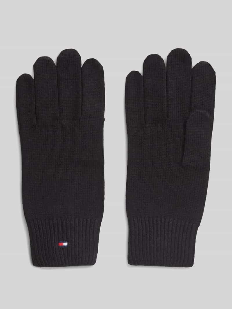 handschoenen van katoenmix met wol