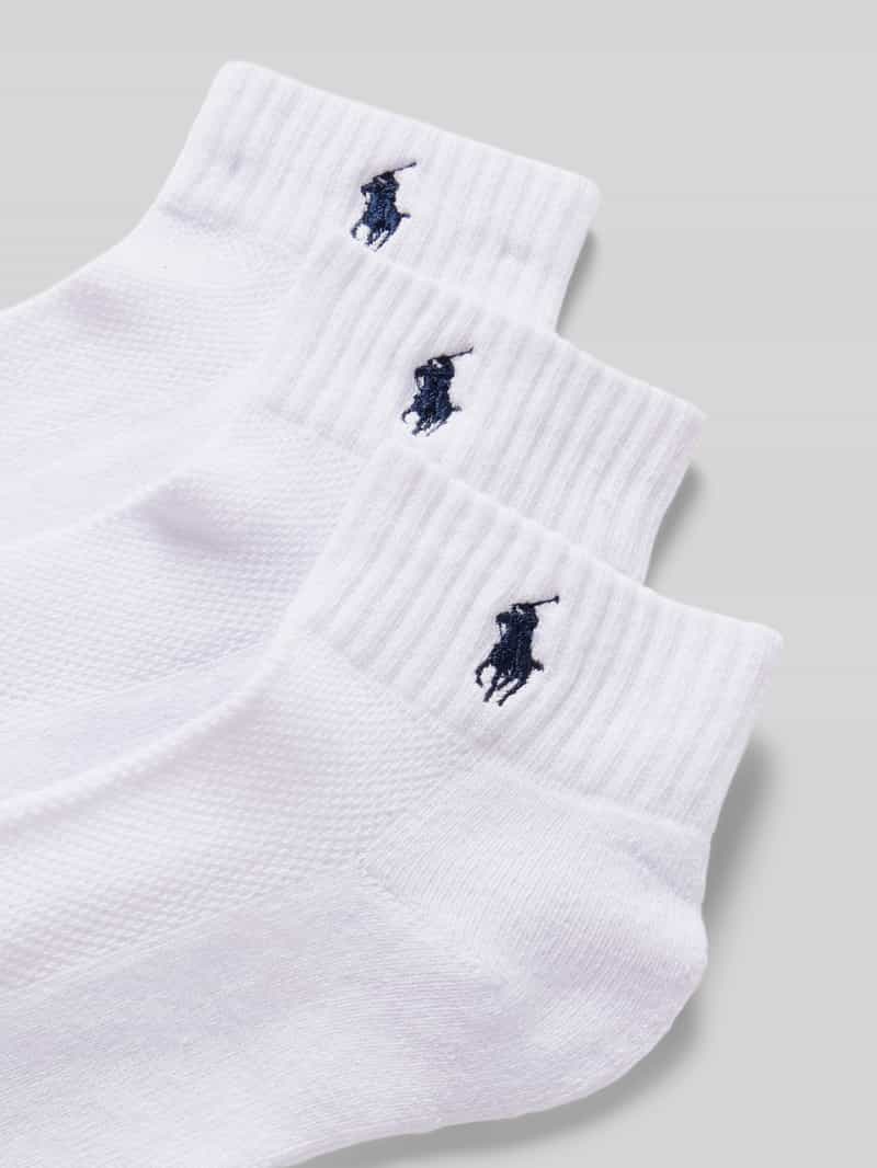 Polo Ralph Lauren Sokken met labelstitching in een set van 3 paar