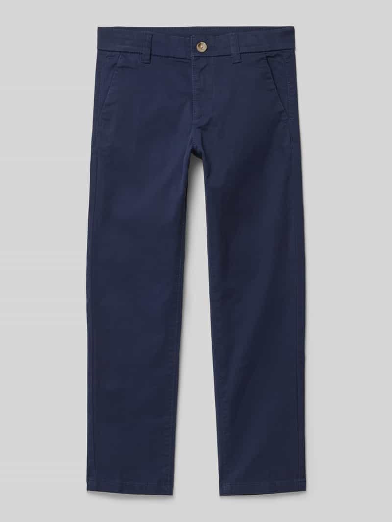 Mayoral Regular fit chino met steekzakken