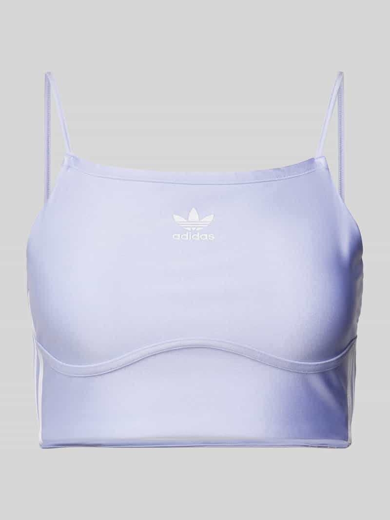 Adidas Originals Bustier met logo en spaghettibandjes