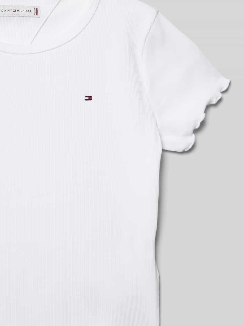 Tommy Hilfiger Teens T-shirt met geschulpte zoom model 'ESSENTIAL'