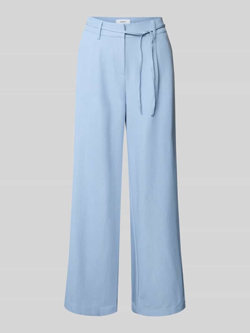 moves Flared stoffen broek met tunnelkoord model 'Andriana'