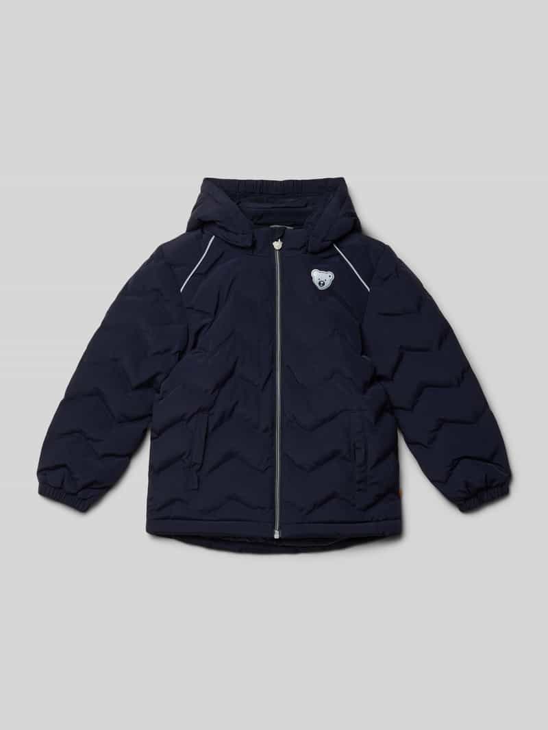 Steiff Gewatteerd jack met labeldetails