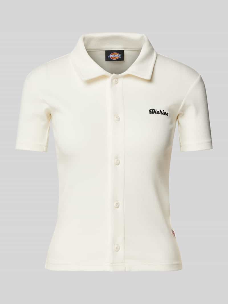 Dickies T-shirt met knoopsluiting model 'TALLASSE'