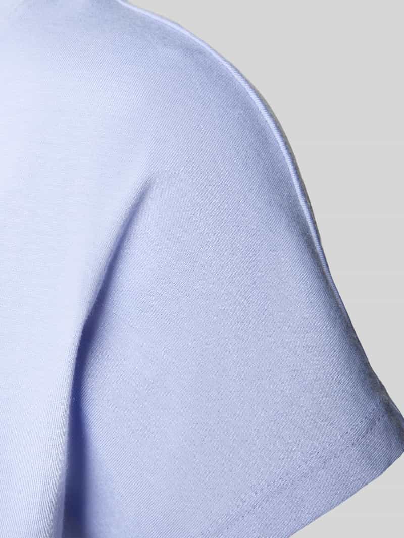 Christian Berg Woman Pyjamabovendeel met ronde hals en kapmouwen