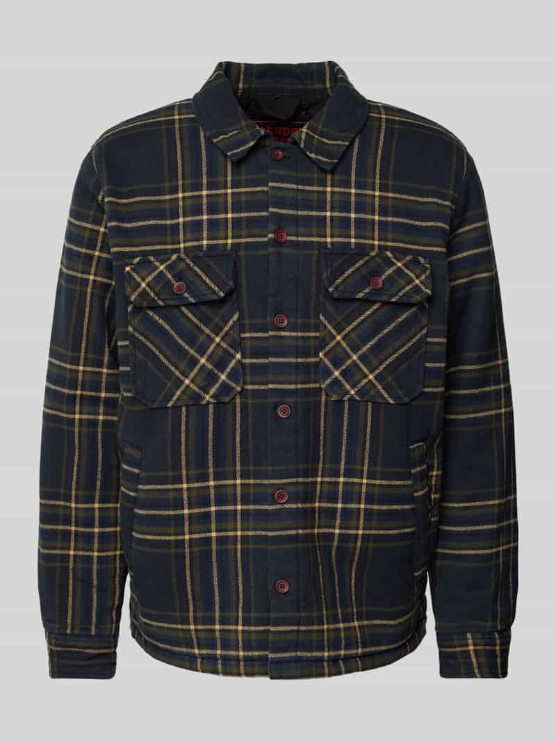 Superdry Regular fit overhemdjack met kentkraag model 'Surplus'