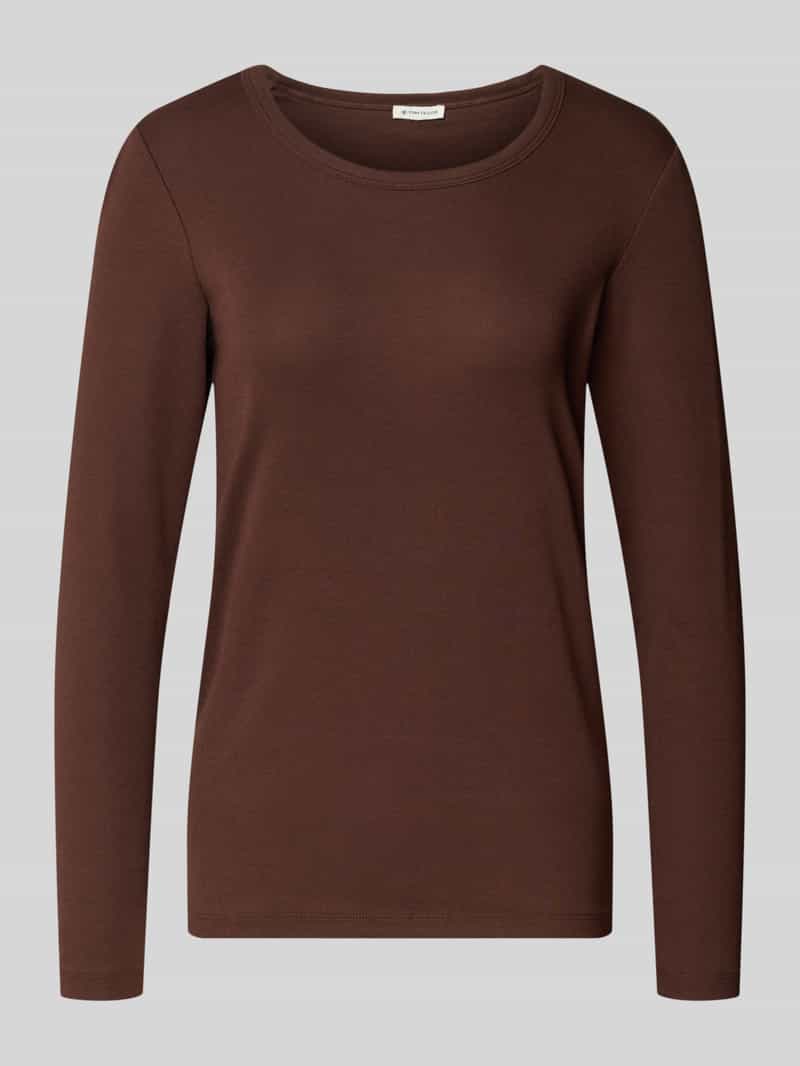 Tom Tailor Regular fit shirt met lange mouwen van katoenmix