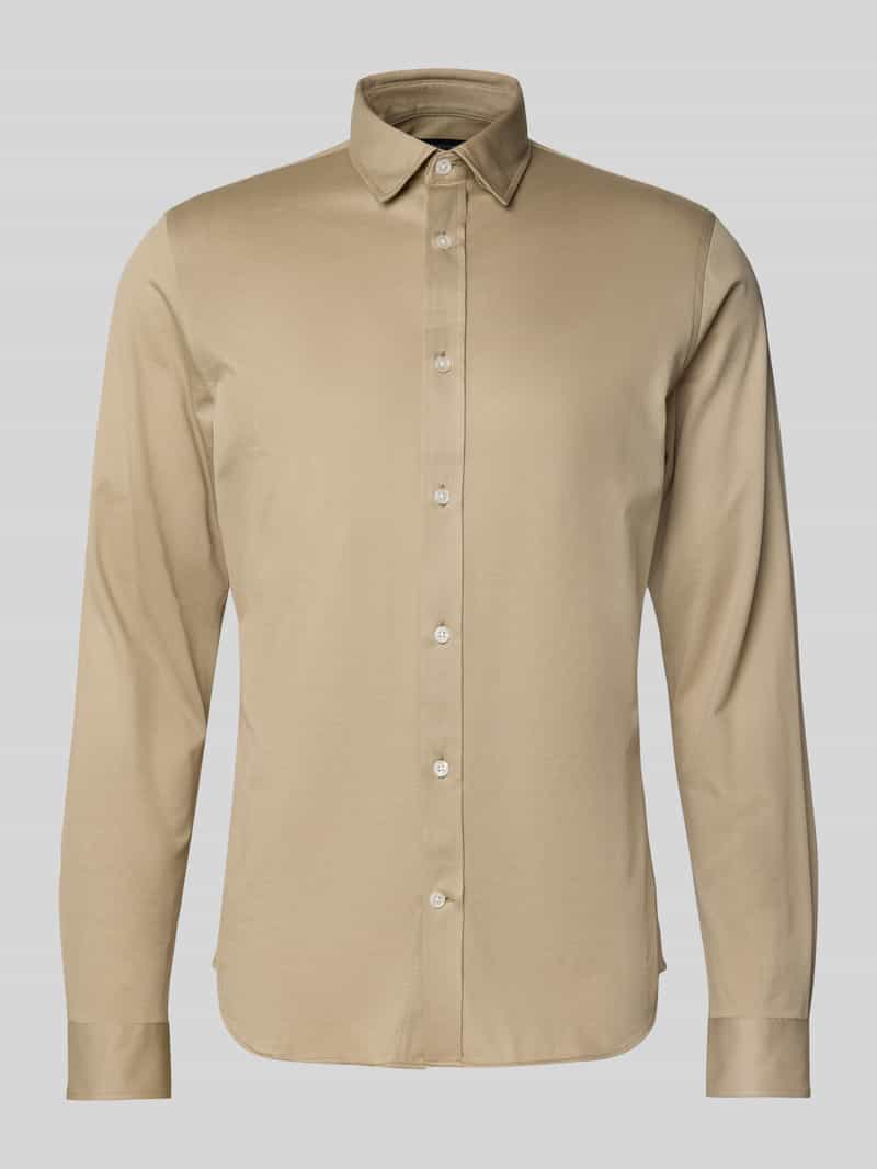 Matinique Slim fit zakelijk overhemd met knoopsluiting model 'trostol'