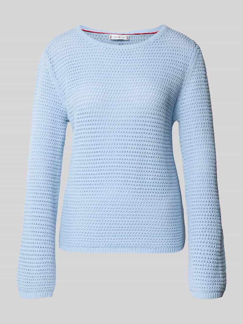 Tommy Hilfiger Regular fit pullover van katoenmix