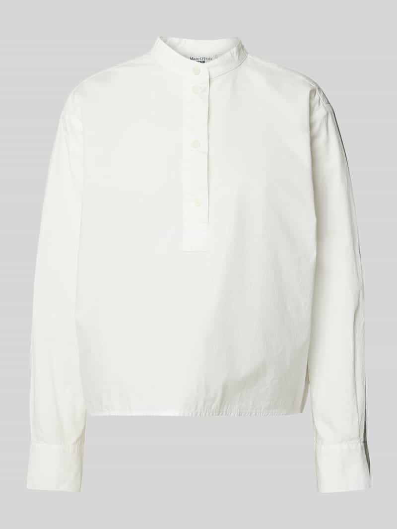 Marc O'Polo DENIM Relaxed fit blouse met opstaande kraag