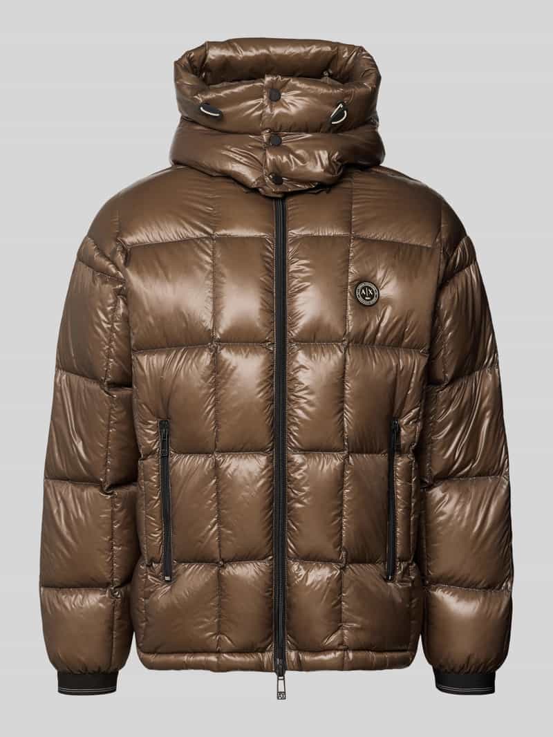 Armani Exchange Gewatteerd jack met tweewegritssluiting