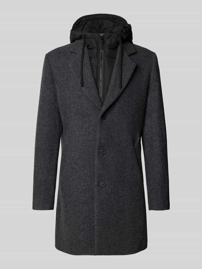 Antony Morato Regular fit lange jas in dubbele-laagjeslook
