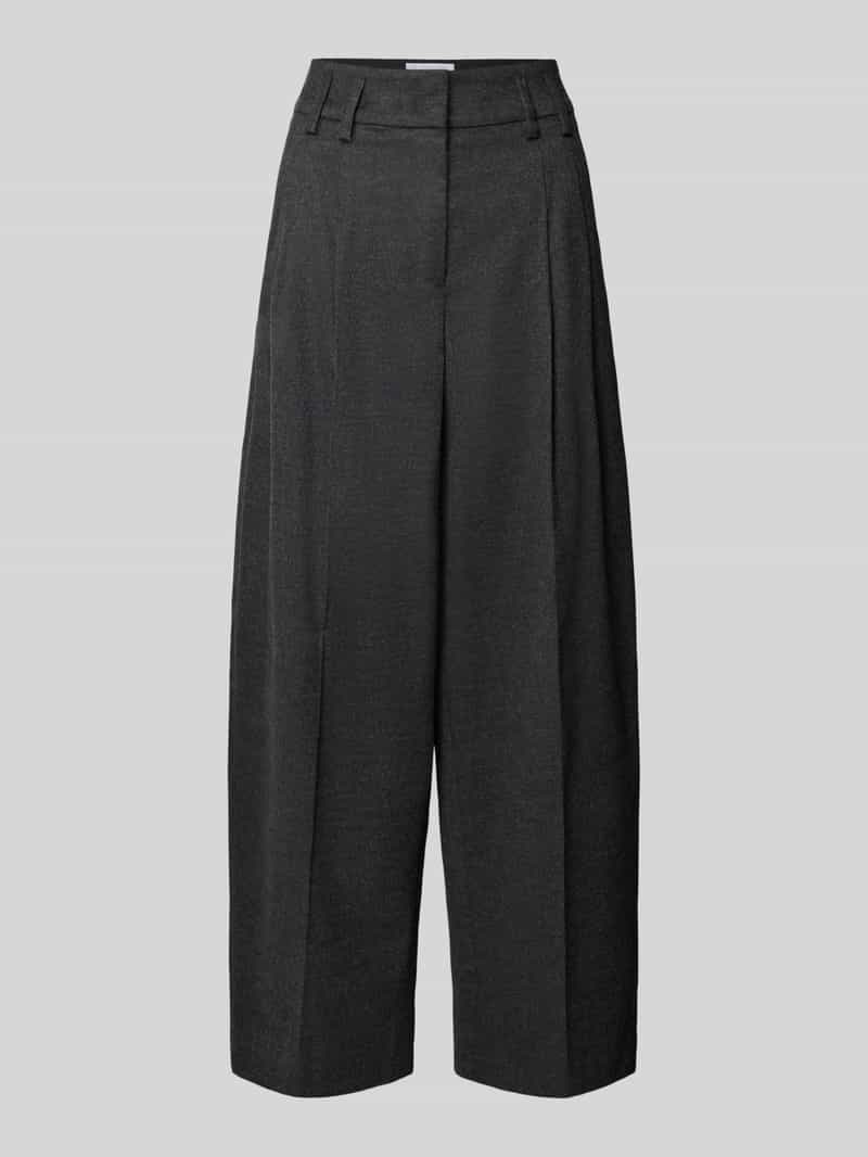 RAFFAELLO ROSSI Balloon fit stoffen broek met verkorte pasvorm model 'MAYLA'