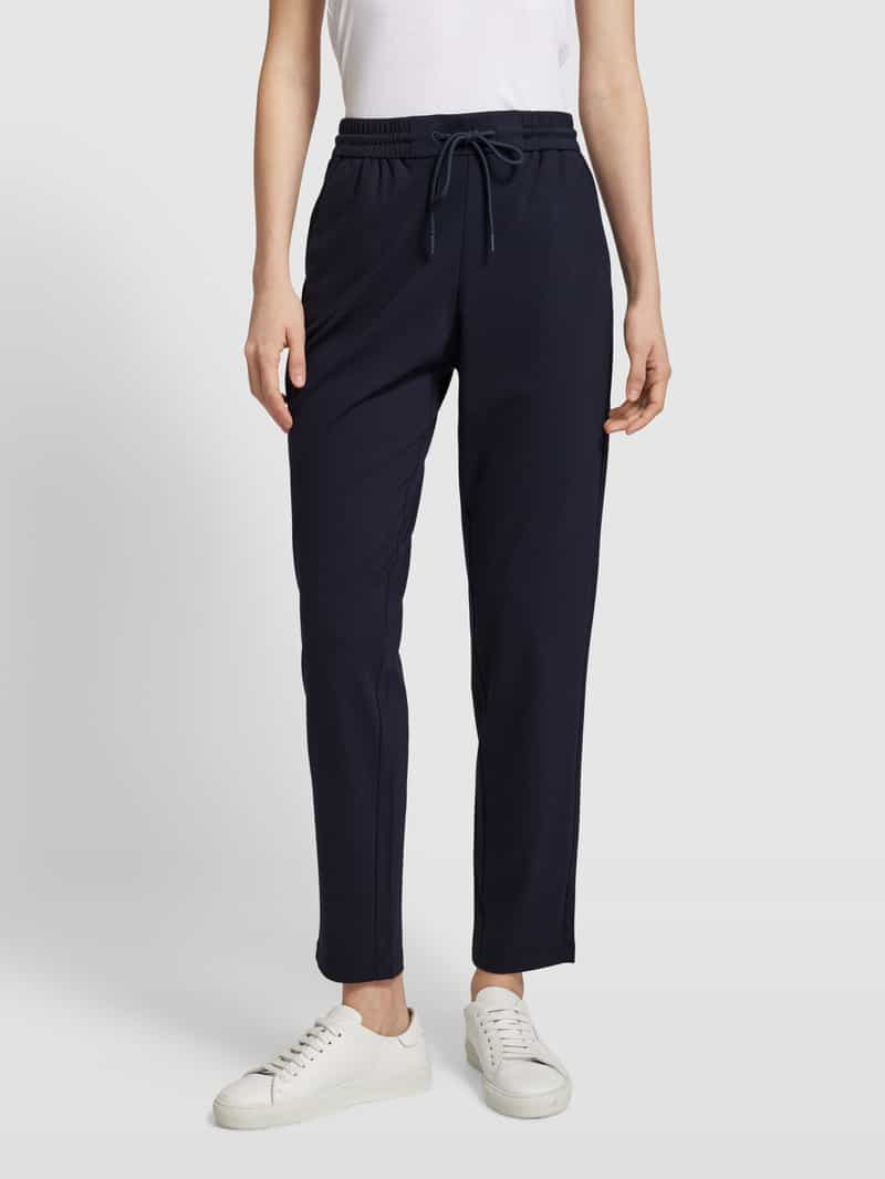 Joggingbroek met tunnelkoord, model 'Peach' s.Oliver RED LABEL