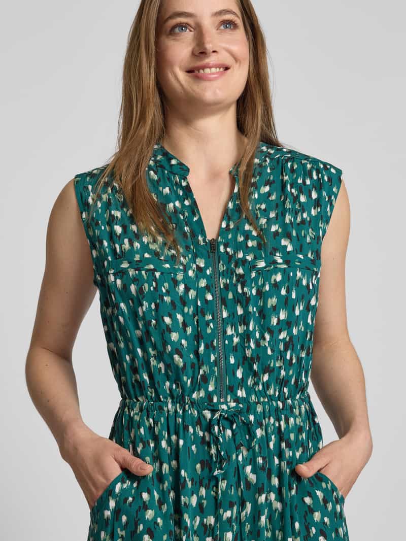 Apricot Knielange jurk van viscose metritssluiting