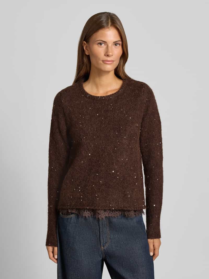 Christian Berg Woman Selection Regular fit pullover met mohairgehalte