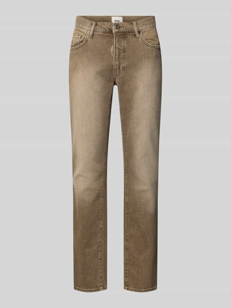 Slim fit jeans van katoenmix model 'Chuck'
