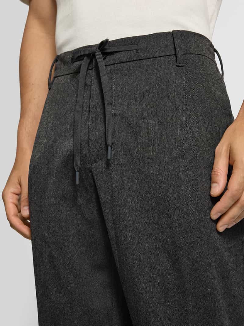 Selected Homme Tapered fit stoffen broek met viscose model 'LEROY'