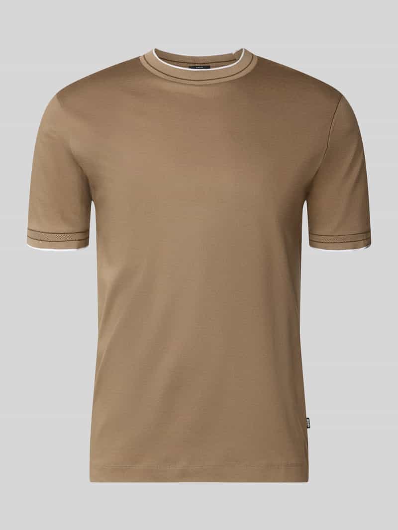 Slim fit t-shirt van zuivere katoen model 'Tessler 195'